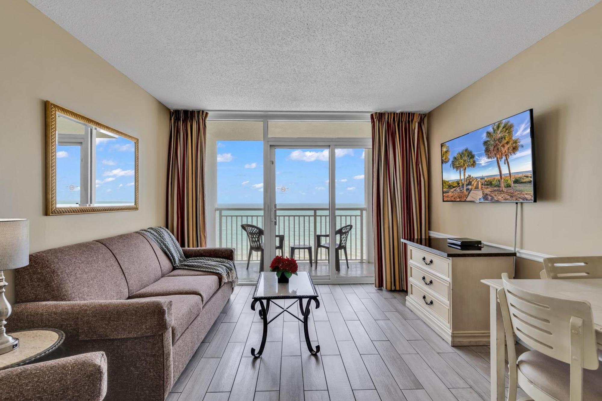 Oceanfront Condo Camelot By The Sea Myrtle Beach Exterior photo